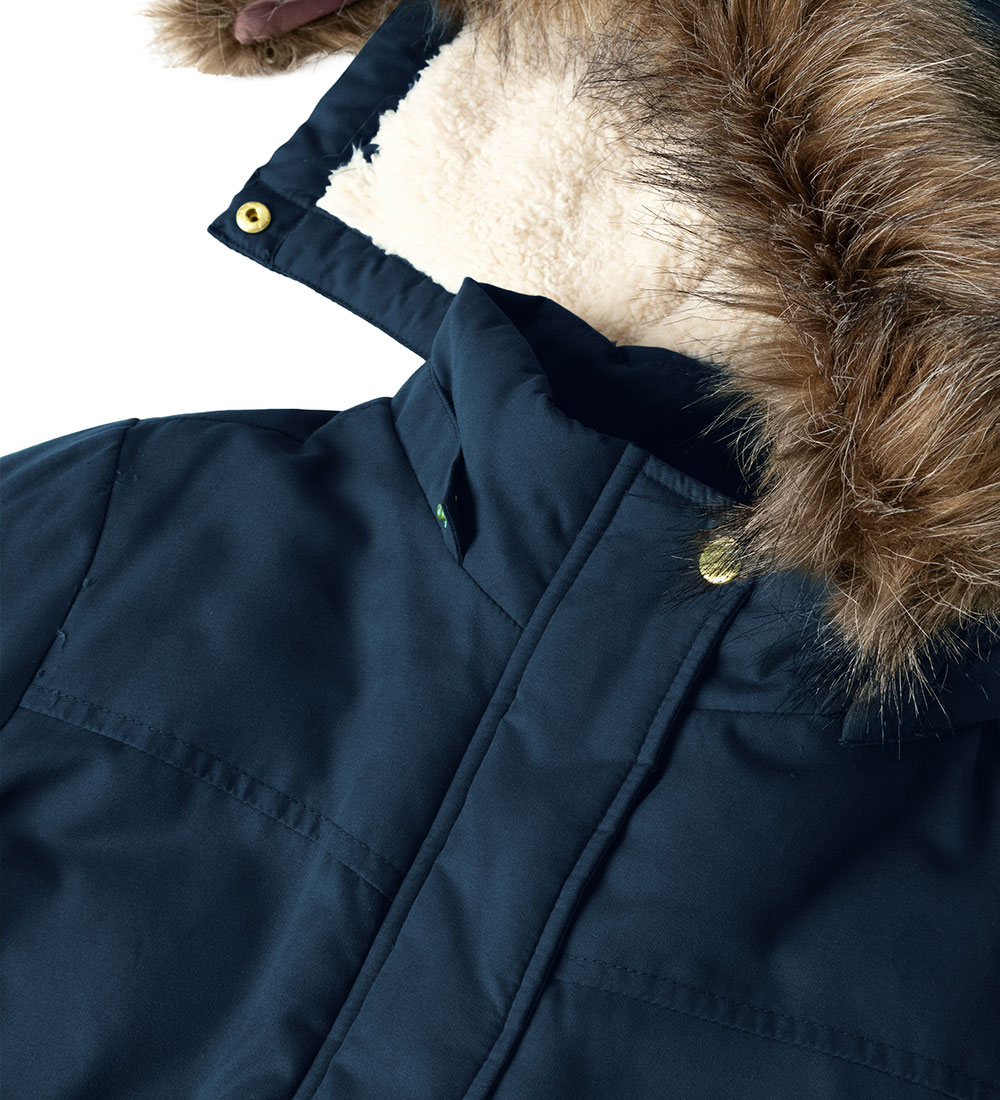 Name It Vinterjakke - NkfMaster05 Parka - Dark Sapphire