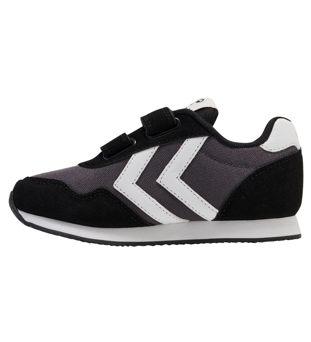 Hummel Sko - Reflex Double Multi JR - Sort/Asphalt