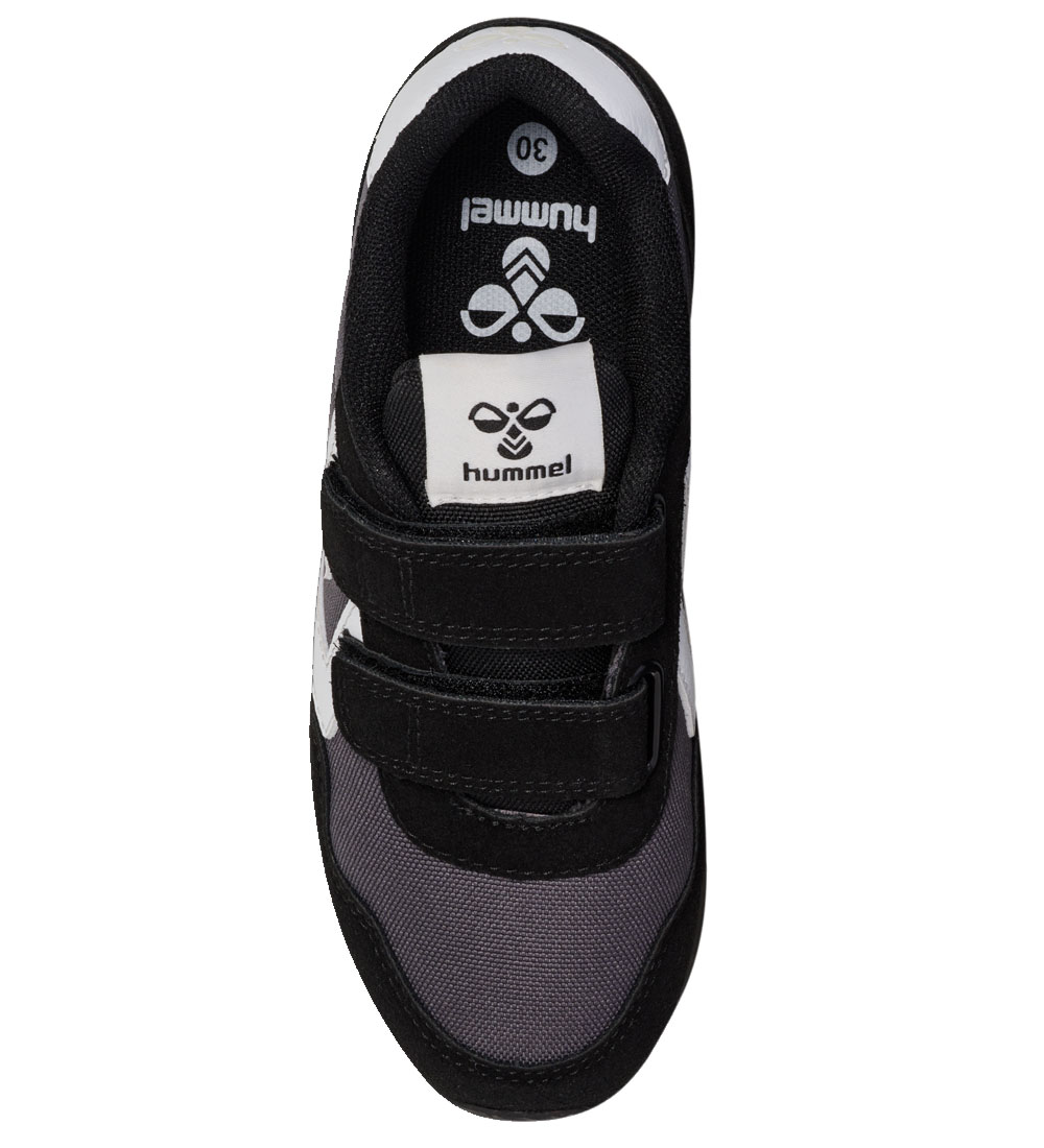 Hummel Sko - Reflex Double Multi JR - Sort/Asphalt