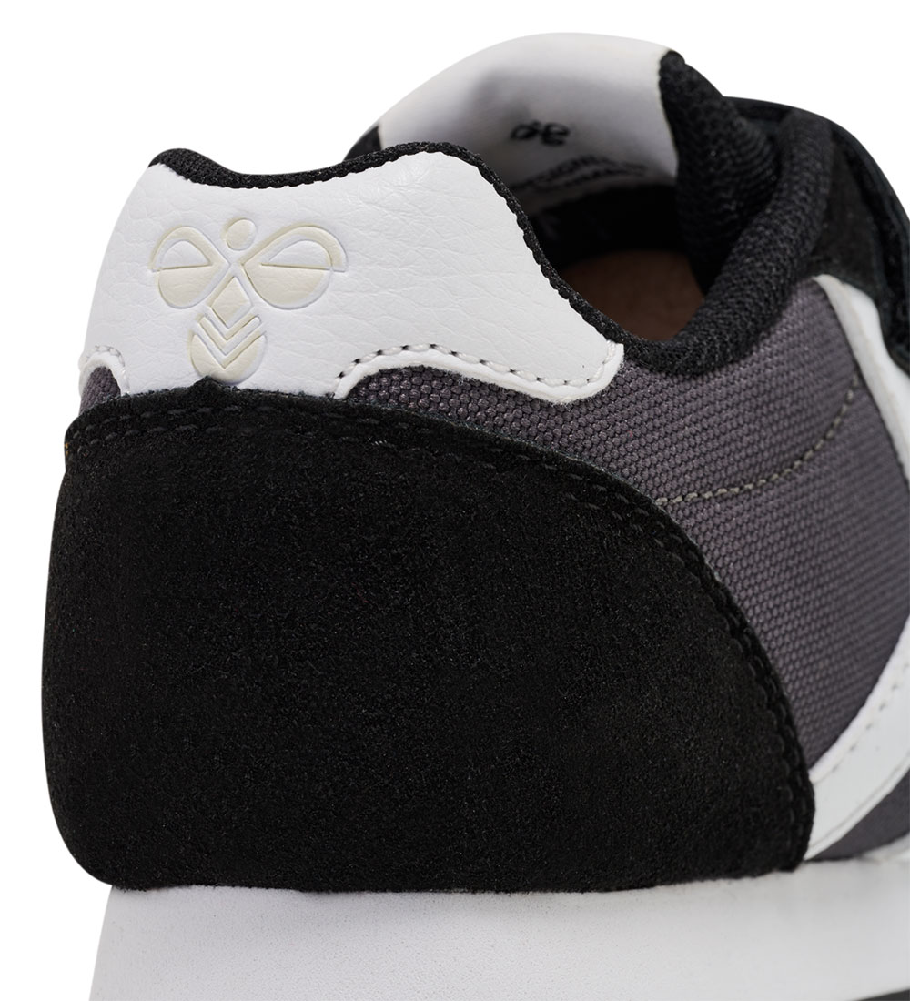 Hummel Sko - Reflex Double Multi JR - Sort/Asphalt