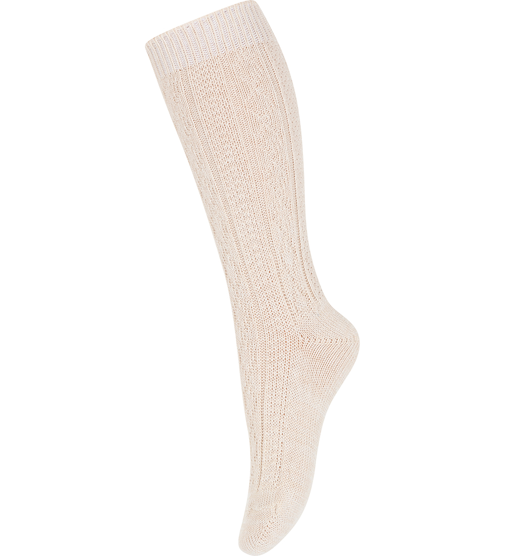 MP Strømper - Uld - Light Beige Melange