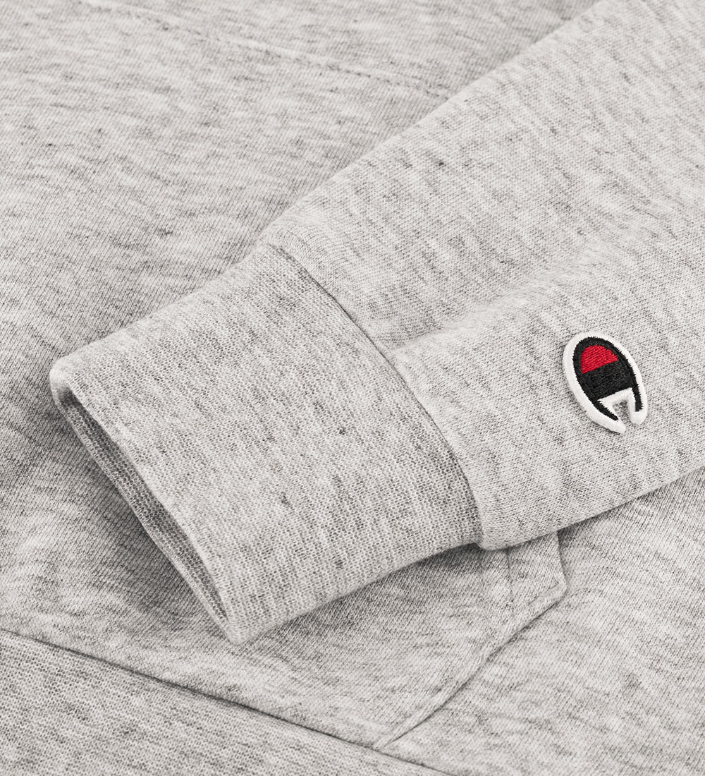 Champion Hættetrøje - New Oxford Grey Melange