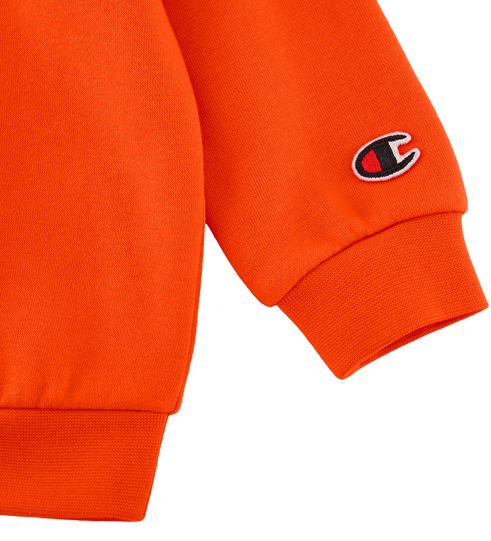Champion Sweatsæt - Crewneck - Tangerine Tango