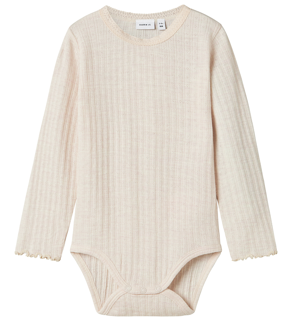 Name It Body l/æ - Uld - Rib - NmfWossa - Lilac Ash