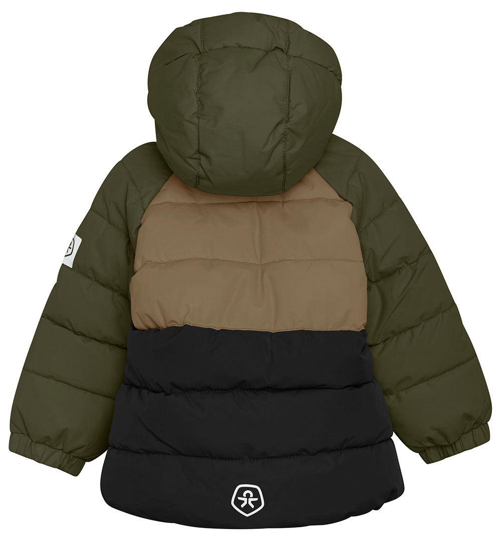 Color Kids Dynejakke - Quilt - Grape Leaf