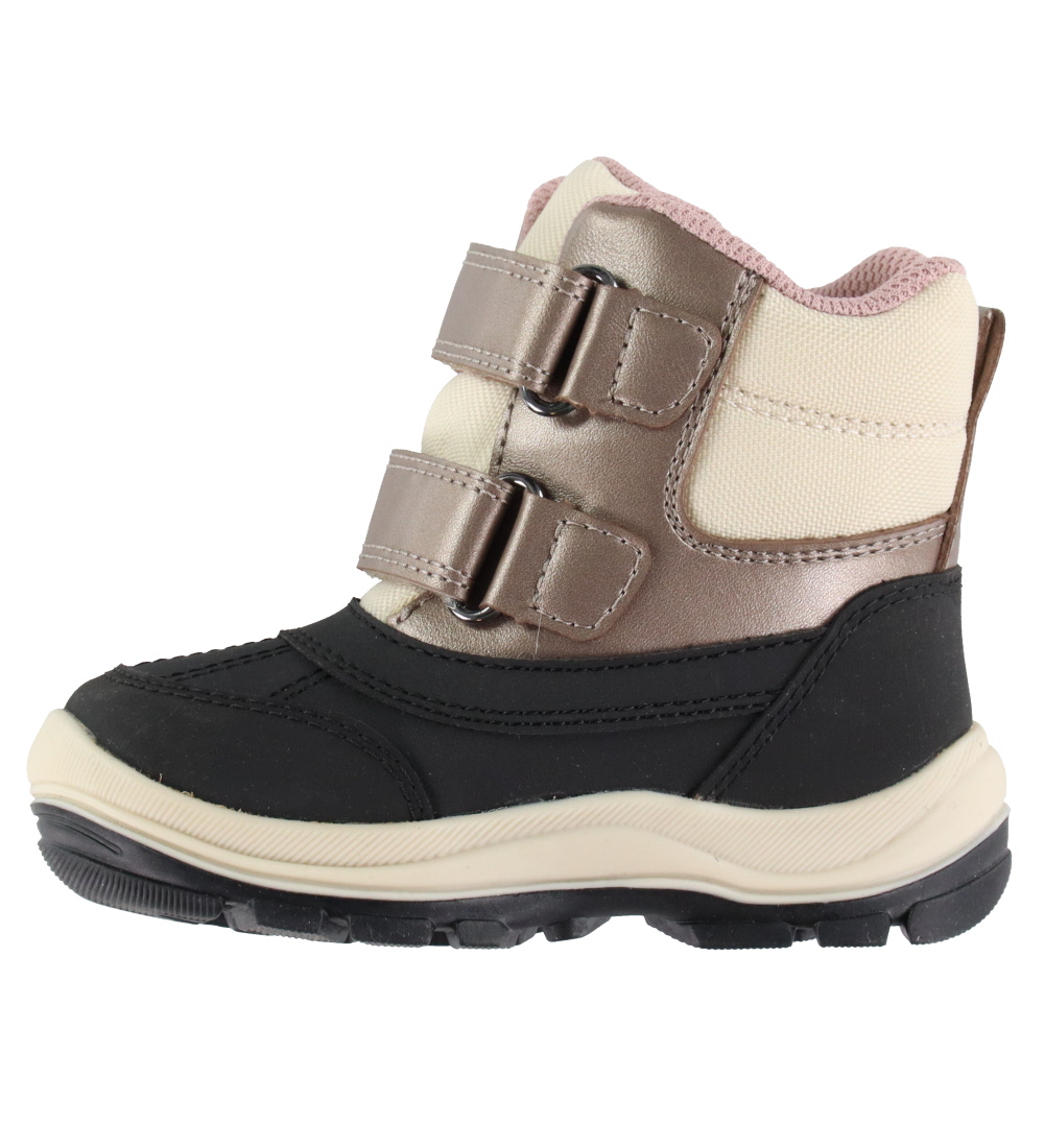 Geox Vinterstøvler - Tex - Flanfil - Sort/Beige