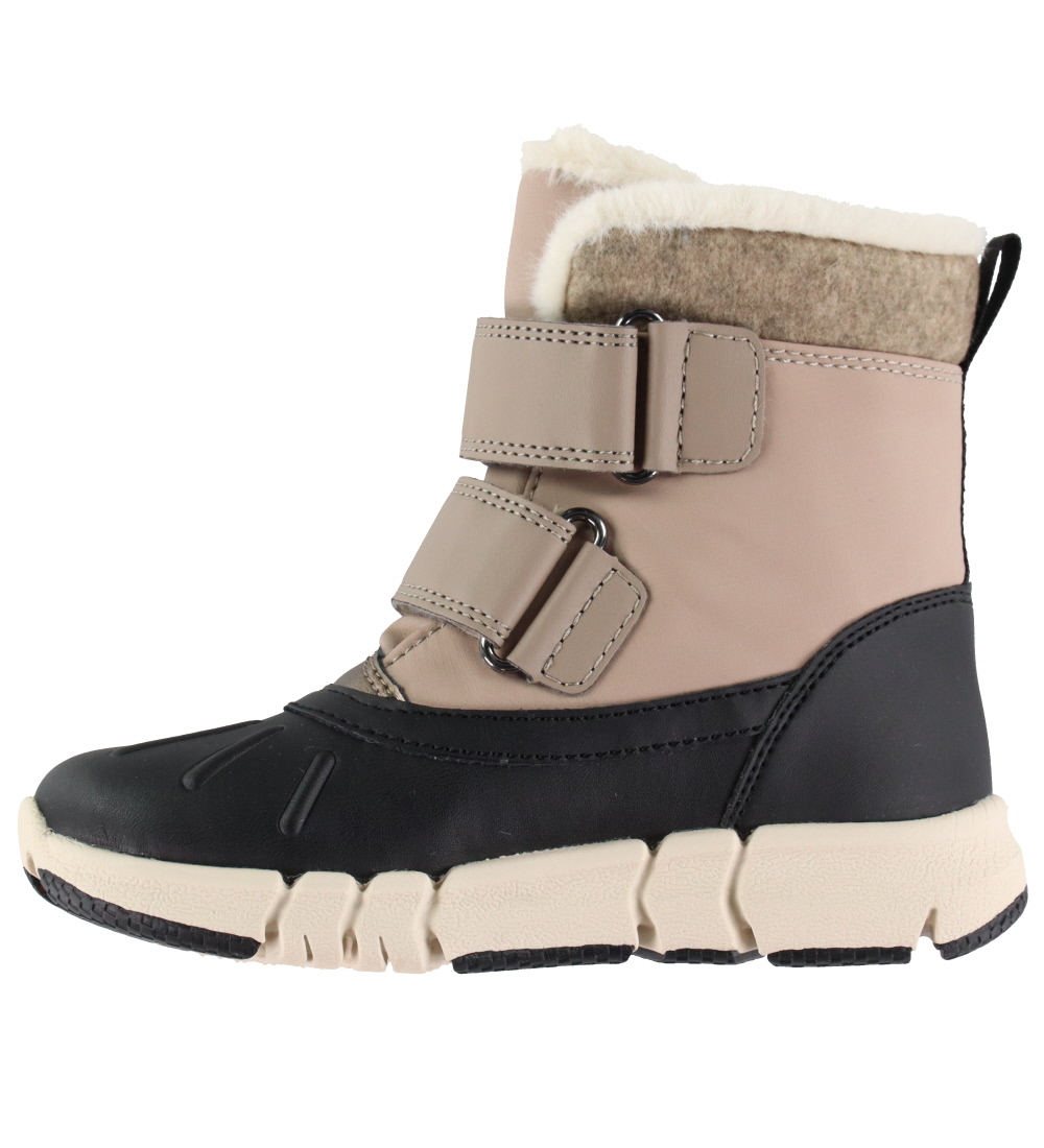 Geox Vinterstøvler - Tex - Flexyper - Sort/Beige
