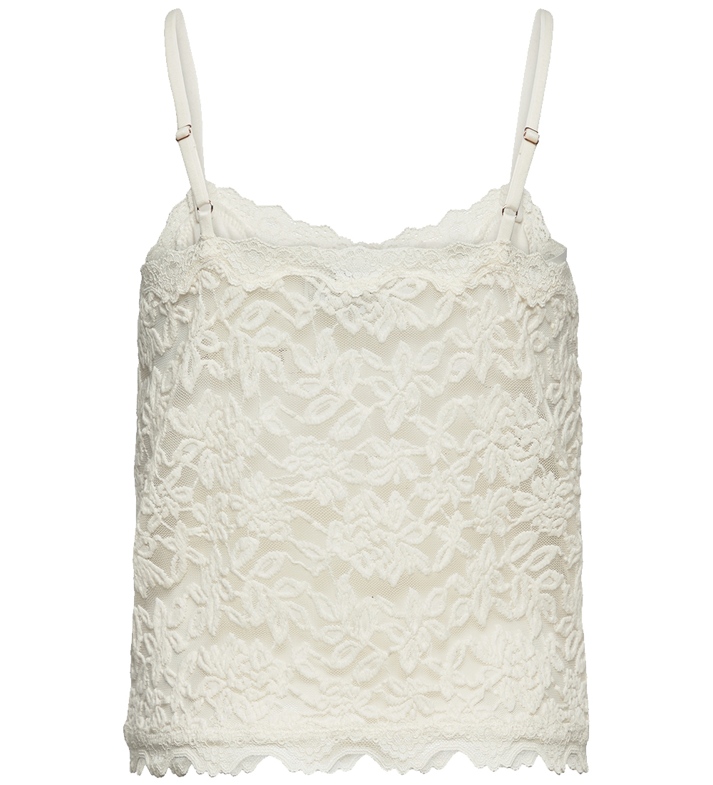 Rosemunde Top - Blonde Strap Top - Ivory