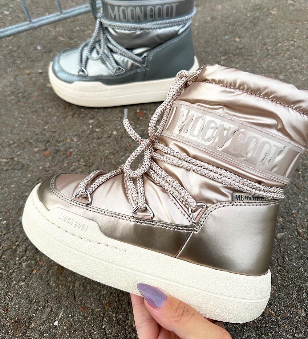 Moon Boot Vinterstøvler - Park Boot - Silver