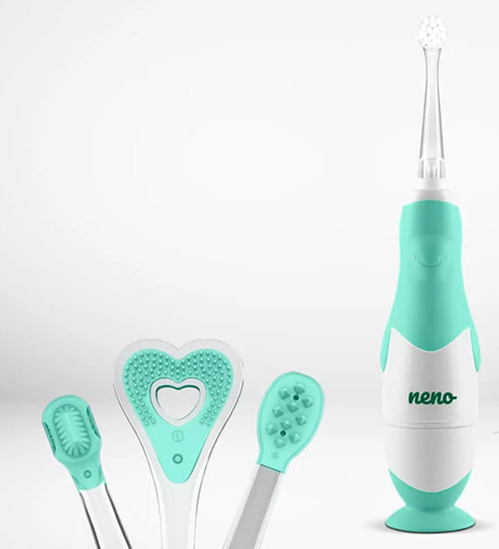 Neno Elektrisk Tandbørste m. Lys - Denti - Grøn