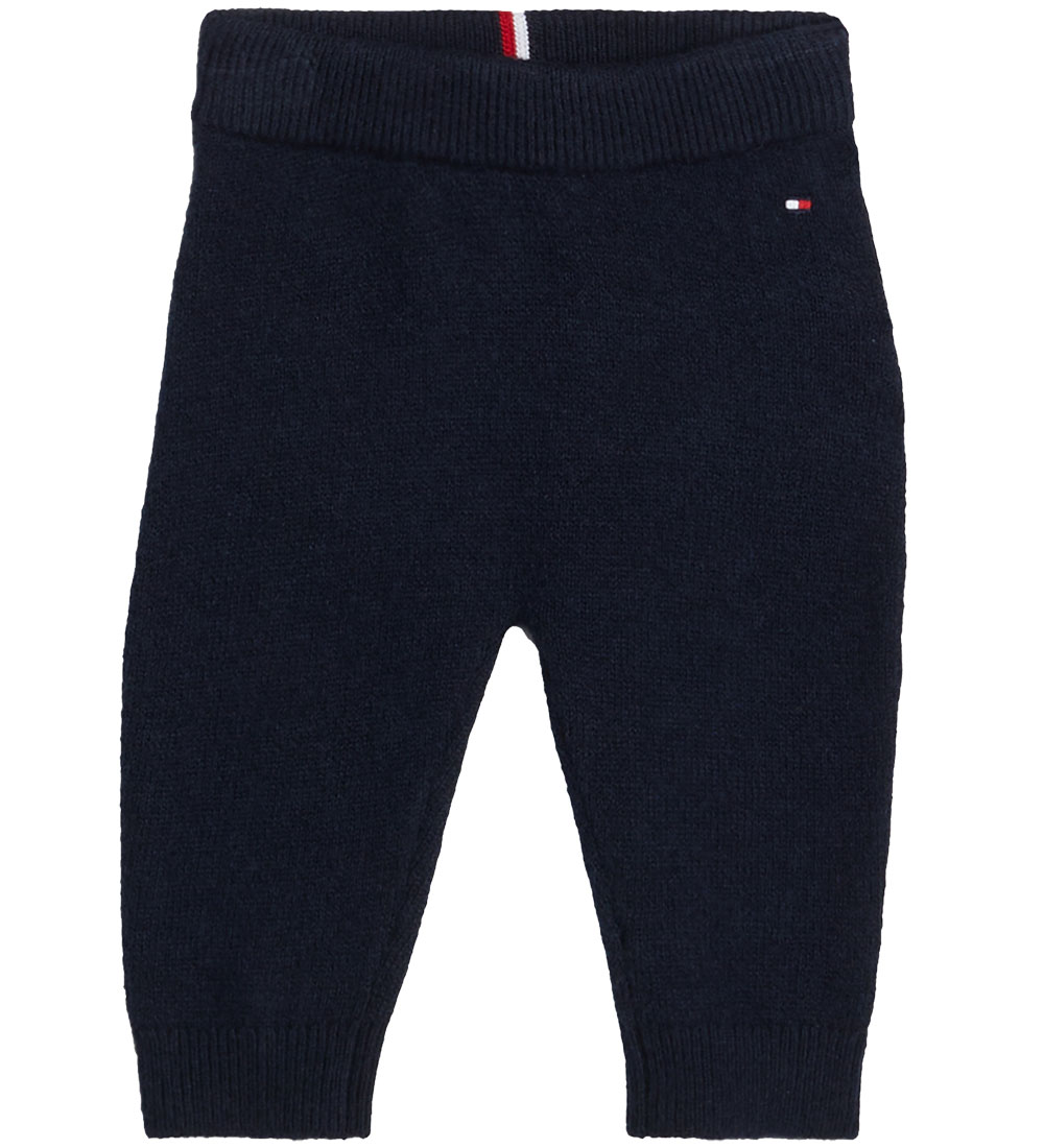 Tommy Hilfiger Sæt - Bluse/Bukser - Strik -  Desert Sky/Stripe