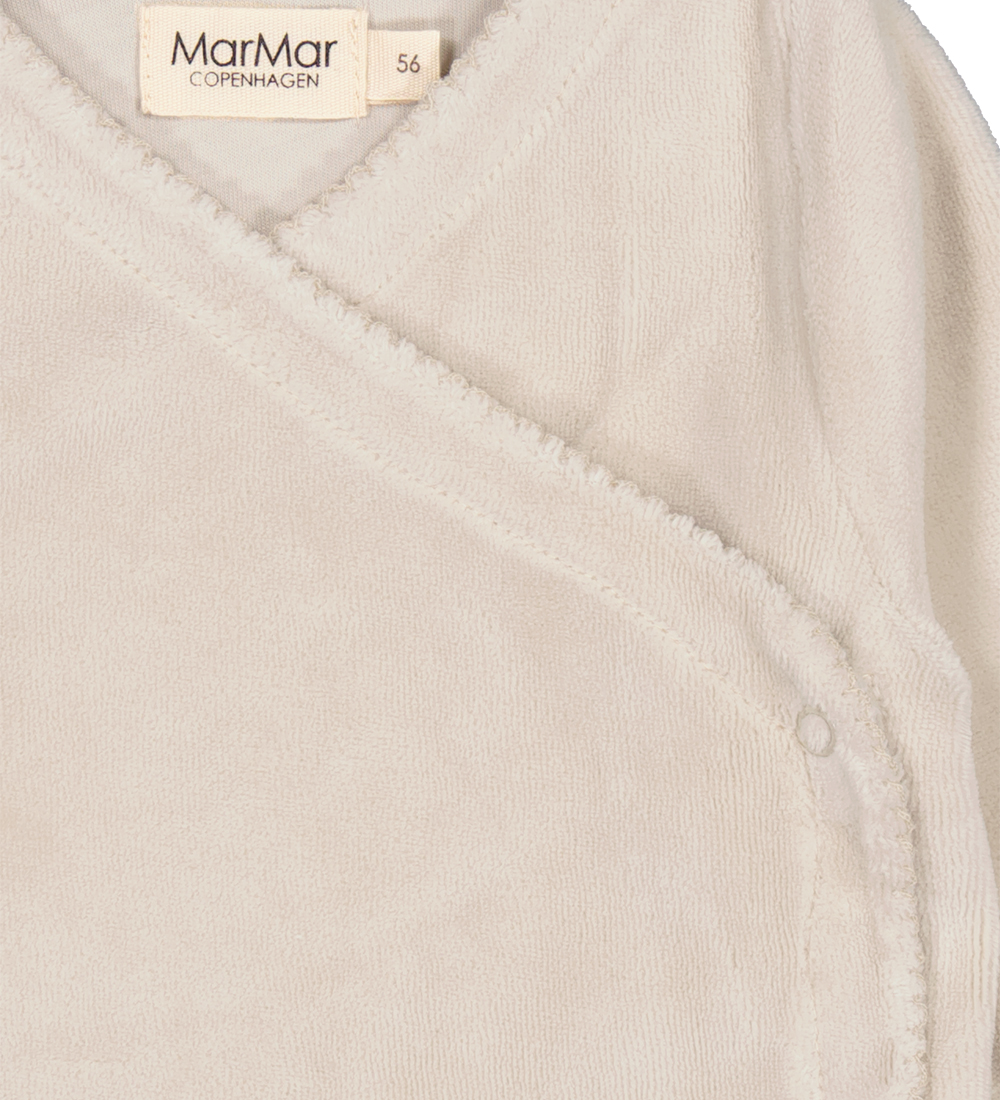 MarMar Bluse - Velour - Tuba Wrap - Rabbit Grey
