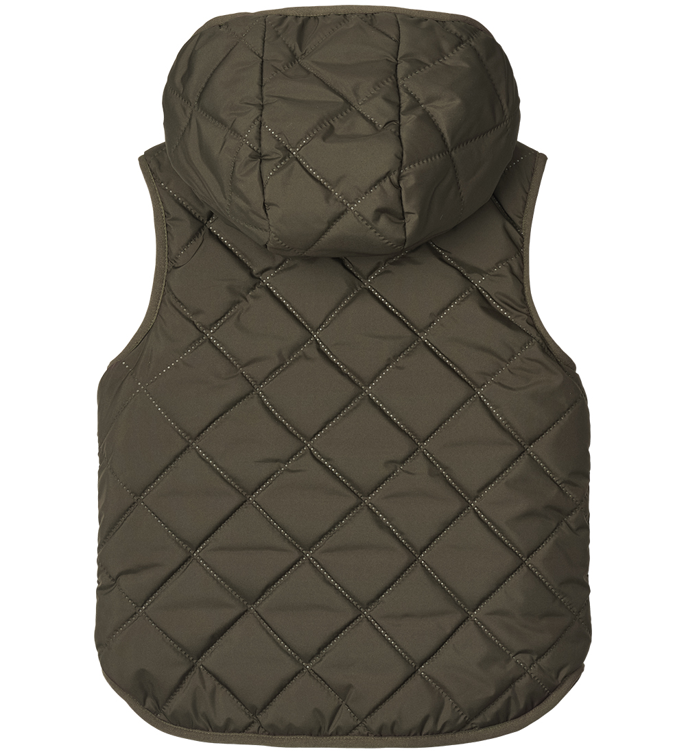 Liewood Termovest m. Fleece - Vendbar - Diana - Army Brown Mix
