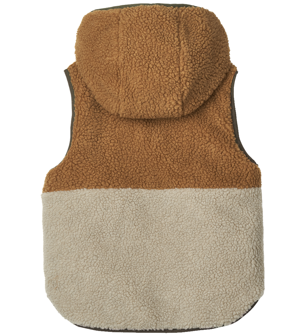 Liewood Termovest m. Fleece - Vendbar - Diana - Army Brown Mix
