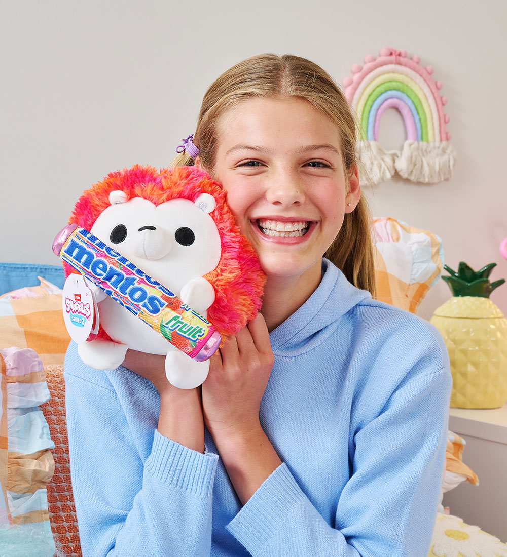 Snackles Bamse - 25 cm - Pindsvinet Heidi m. Mentos