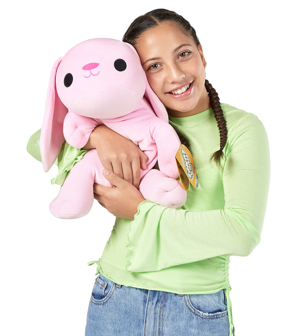 Hug A Lumps Bamse m. Tyngde - 40 cm - Kanin - Hazel