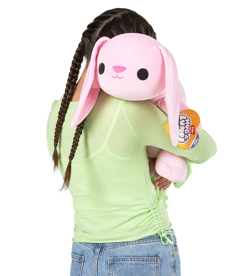 Hug A Lumps Bamse m. Tyngde - 40 cm - Kanin - Hazel