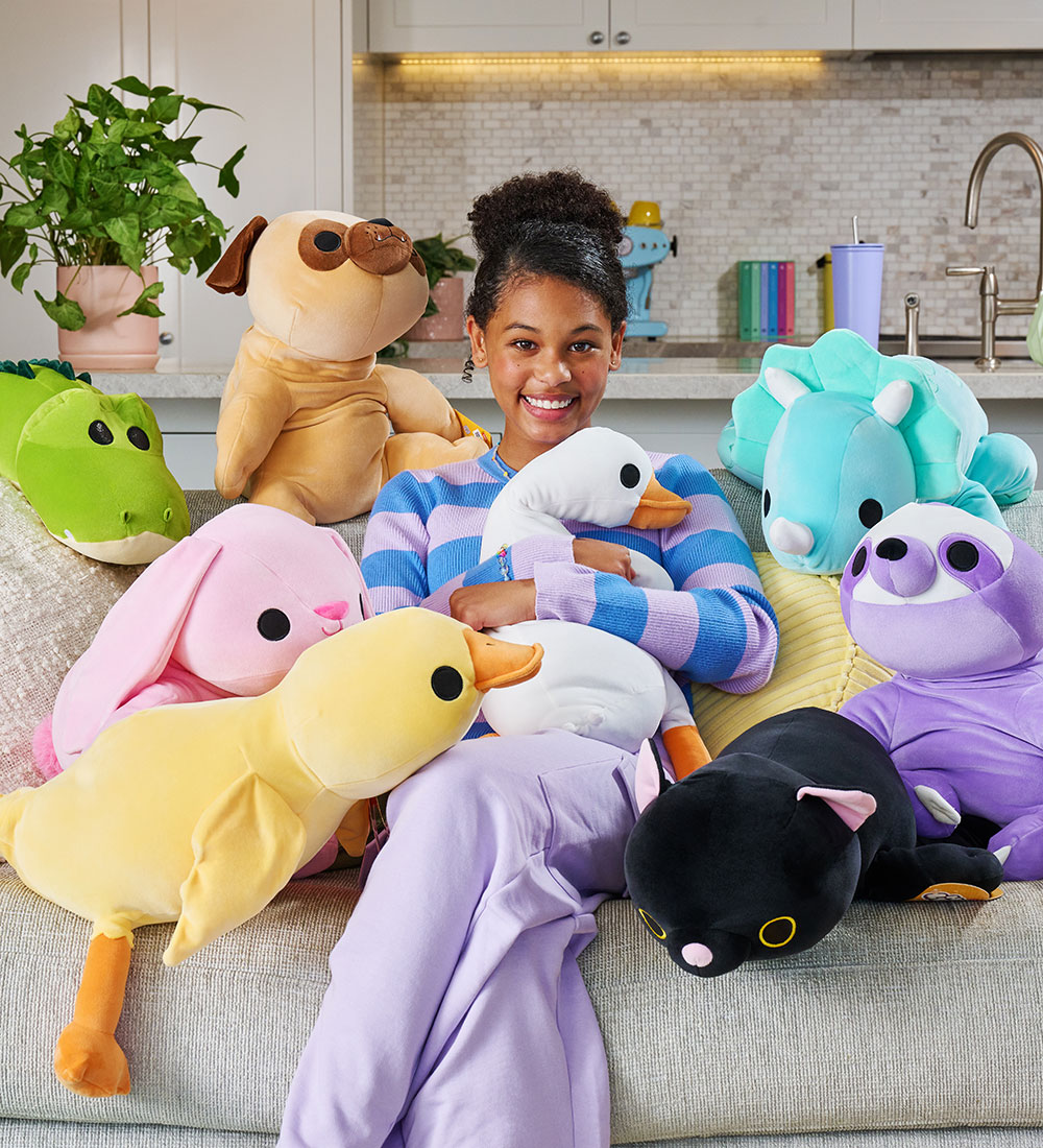 Hug A Lumps Bamse m. Tyngde - 50 cm - And - Bailey