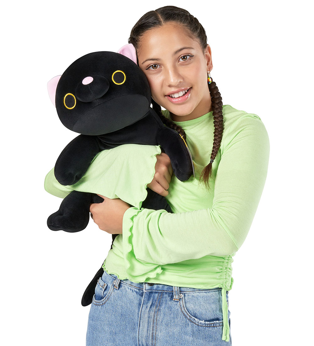 Hug A Lumps Bamse m. Tyngde - 40 cm - Kat - Luna