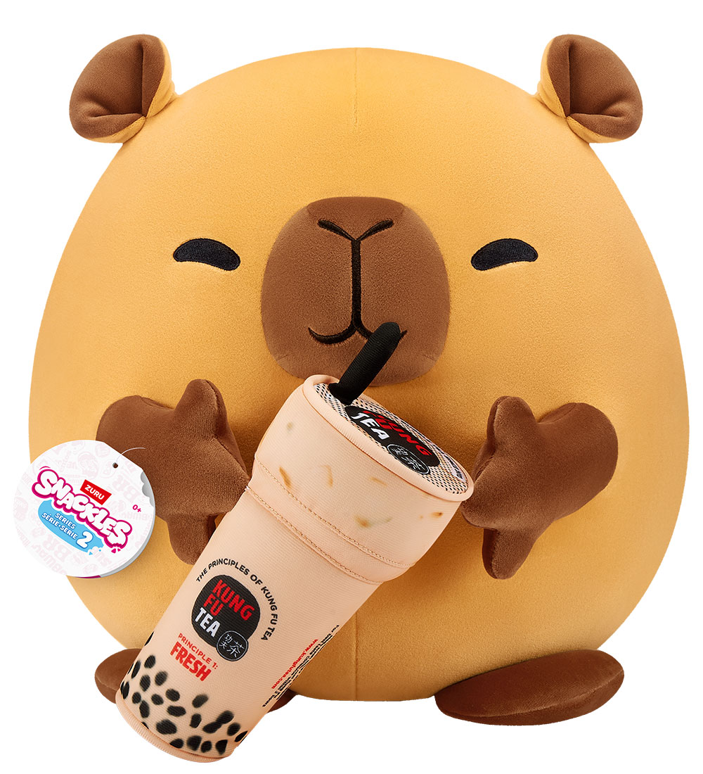 Snackles Bamse - 50 cm - Kapivaren Spencer m. Kung Fu Tea