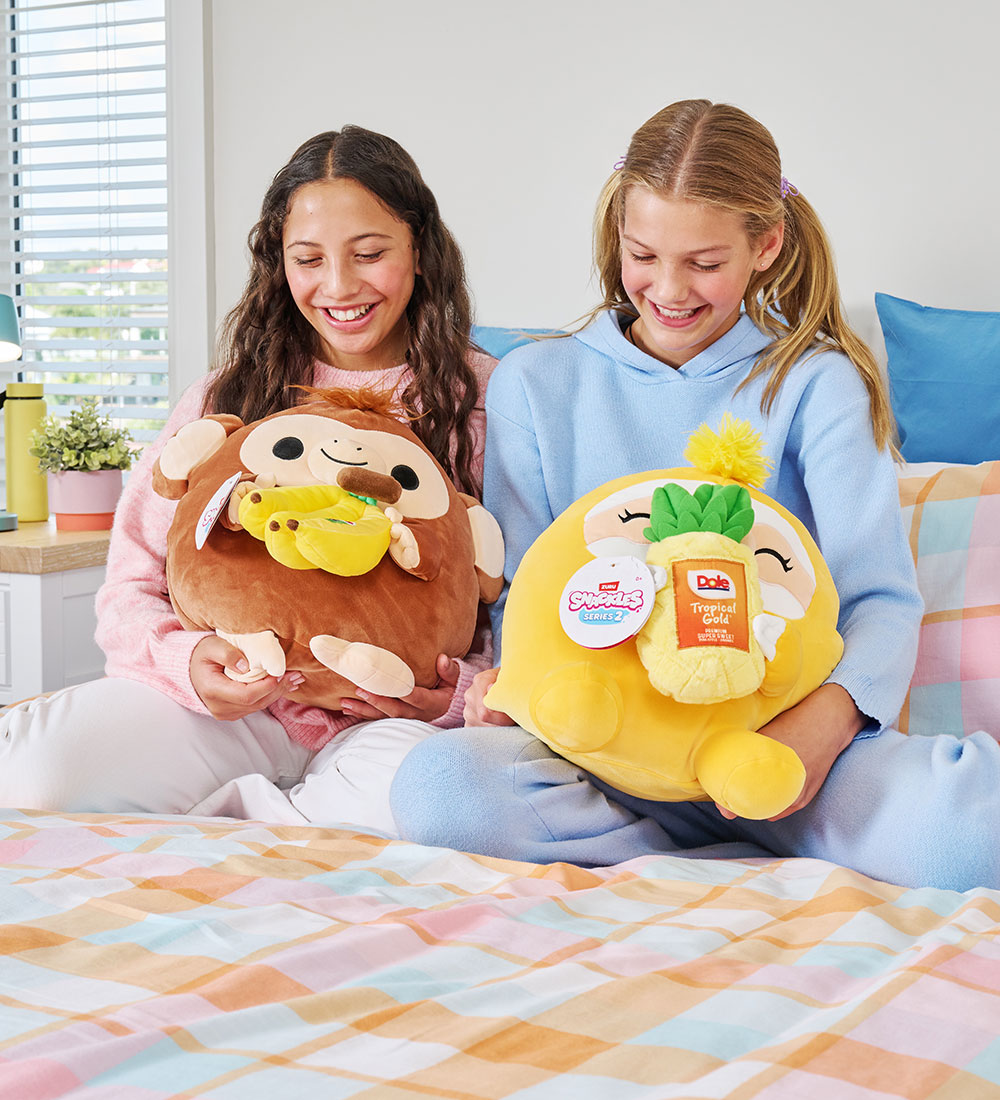 Snackles Bamse - 50 cm - Aben Riko m. Bananer