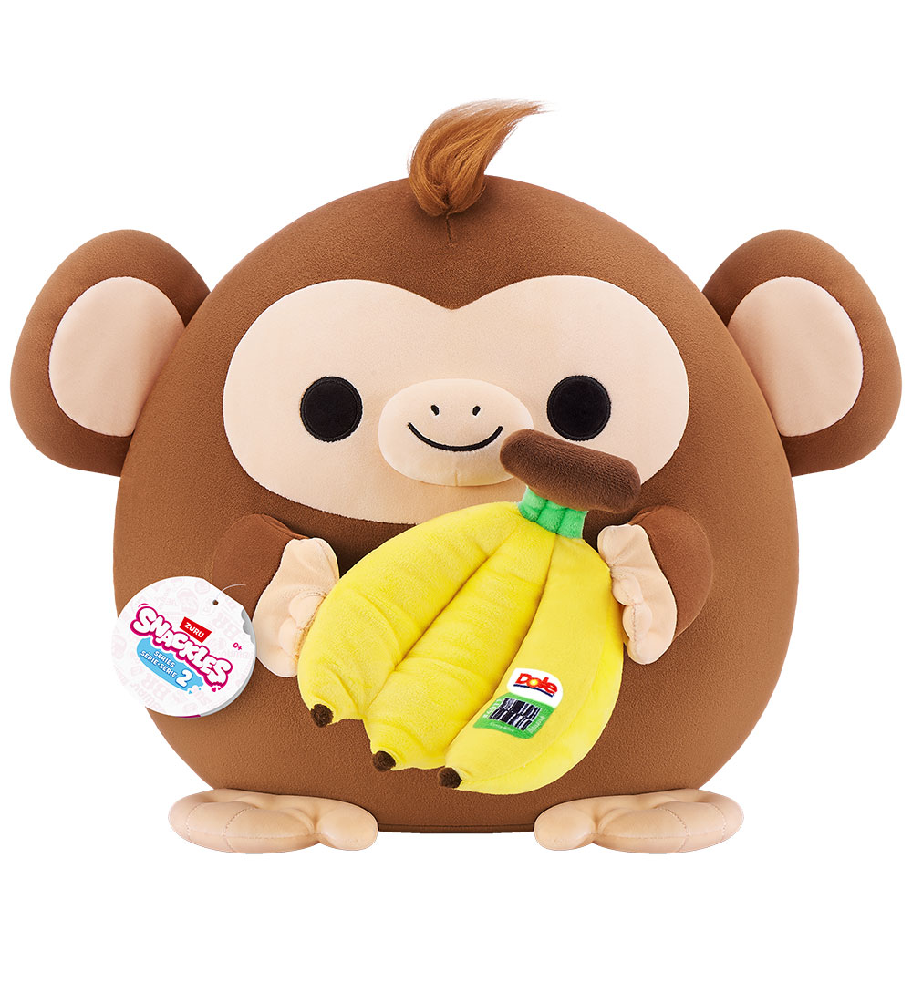 Snackles Bamse - 50 cm - Aben Riko m. Bananer