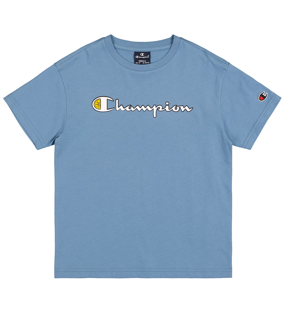 Champion T-shirt - Crewneck - Coronet Blue