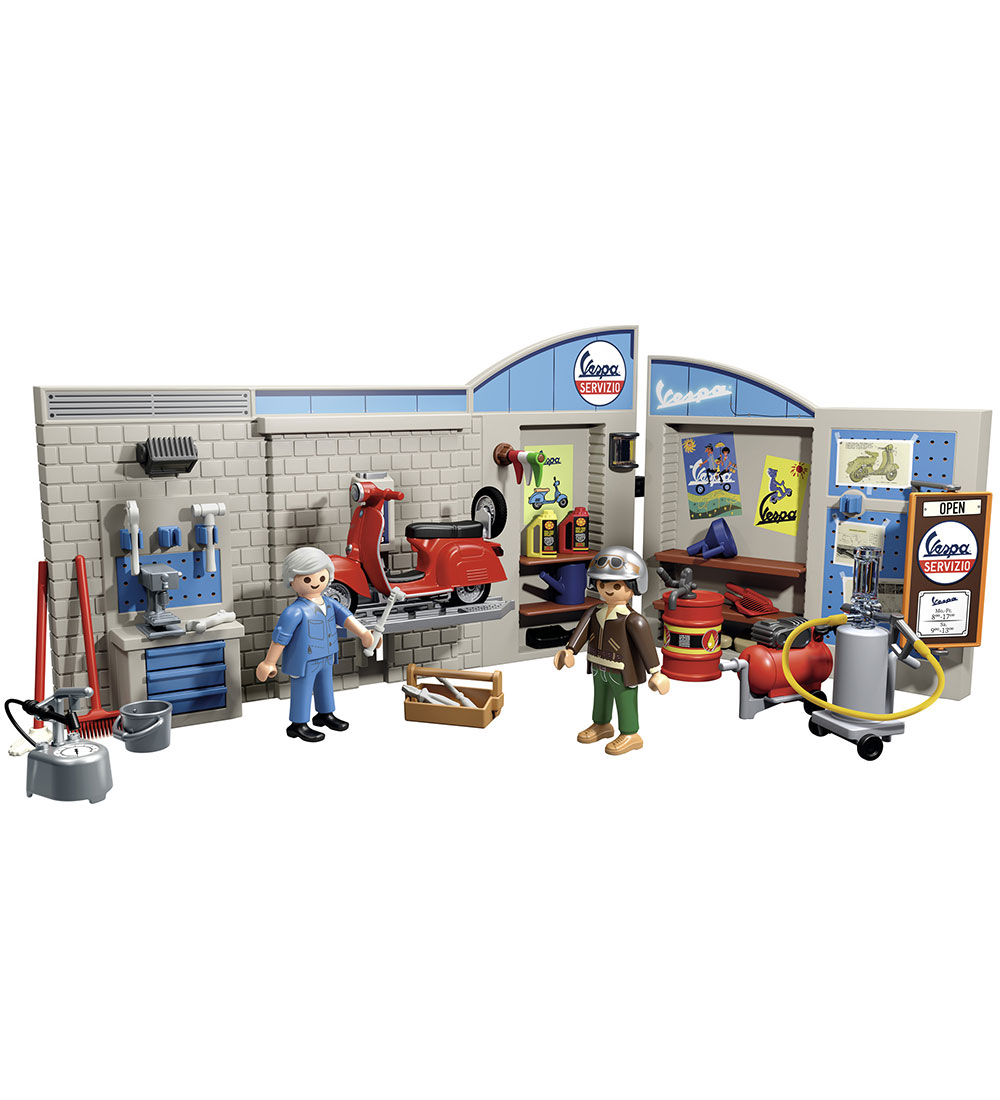 Playmobil Vespa - 60'er Vespa Garage - 71620 - 88 Dele