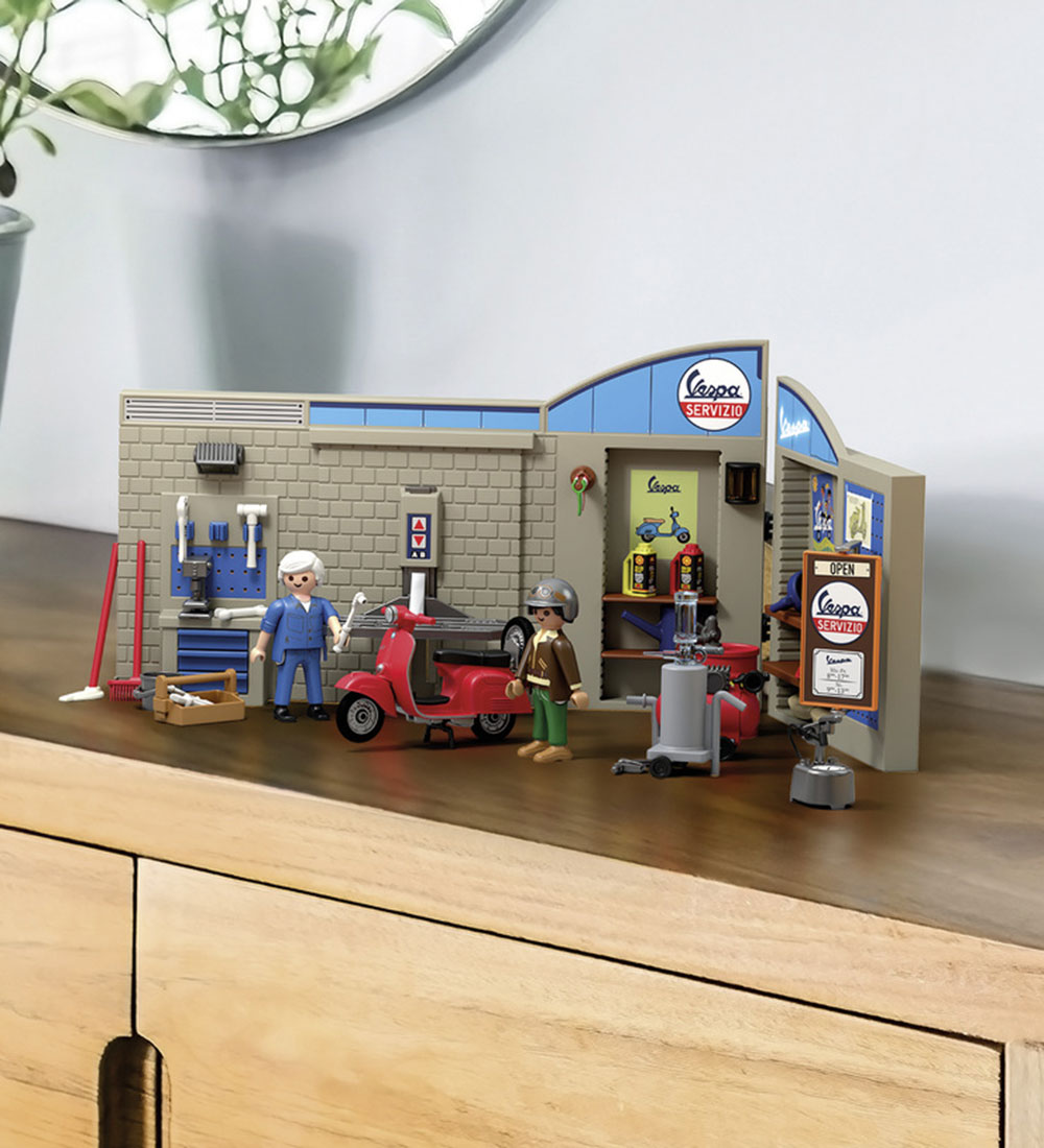 Playmobil Vespa - 60'er Vespa Garage - 71620 - 88 Dele