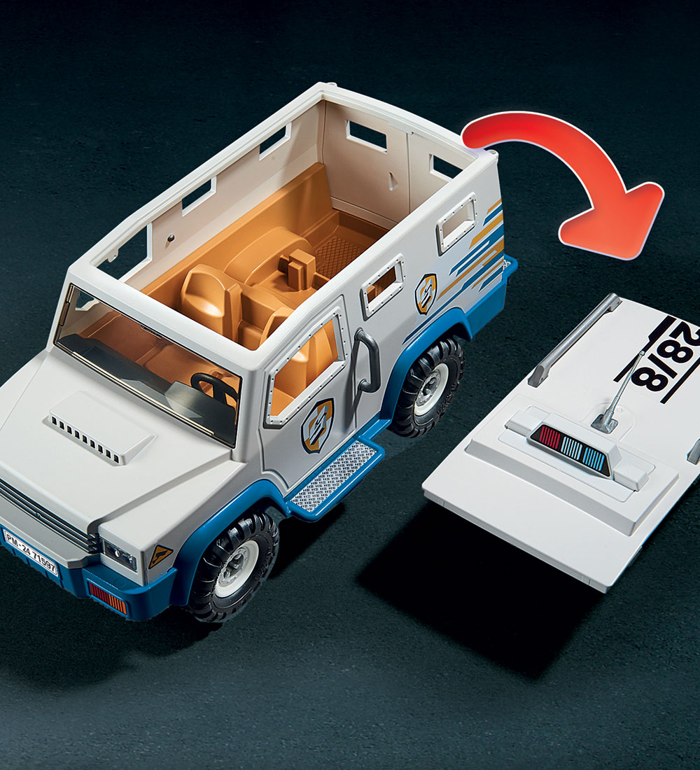 Playmobil Action Heroes - Politi-pengetransporter - 71597 - 66 D
