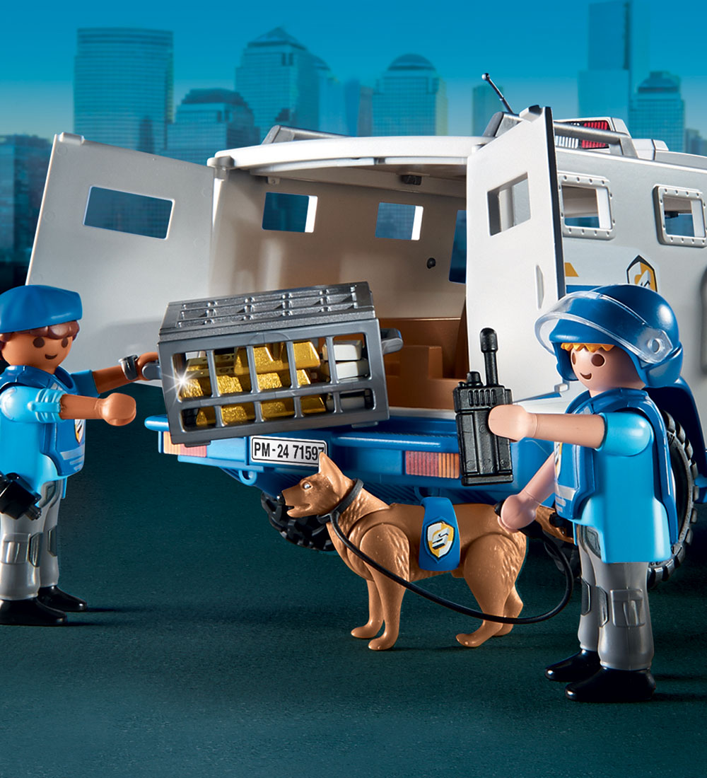 Playmobil Action Heroes - Politi-pengetransporter - 71597 - 66 D