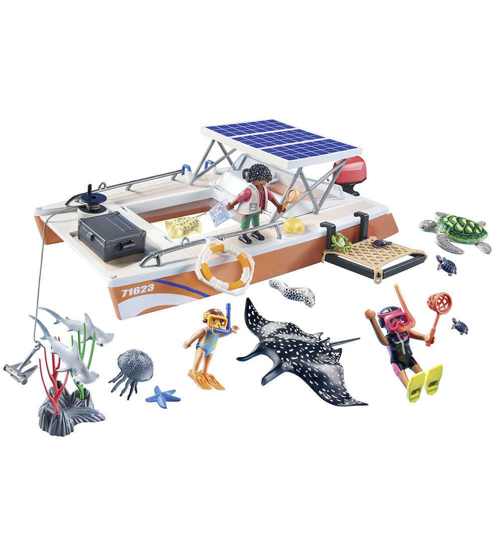 Playmobil Wiltopia - Koralrevsundersøgelse  - 71623 - 67 Dele