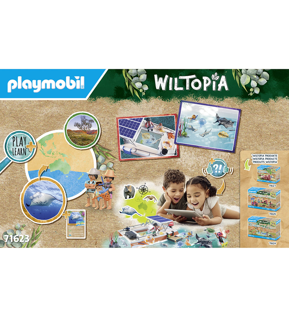 Playmobil Wiltopia - Koralrevsundersøgelse  - 71623 - 67 Dele