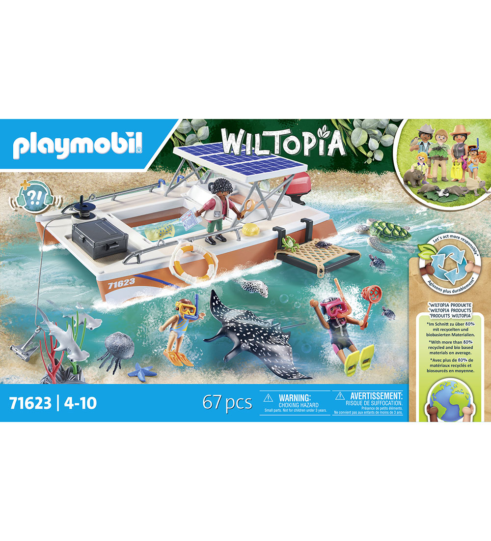 Playmobil Wiltopia - Koralrevsundersøgelse  - 71623 - 67 Dele