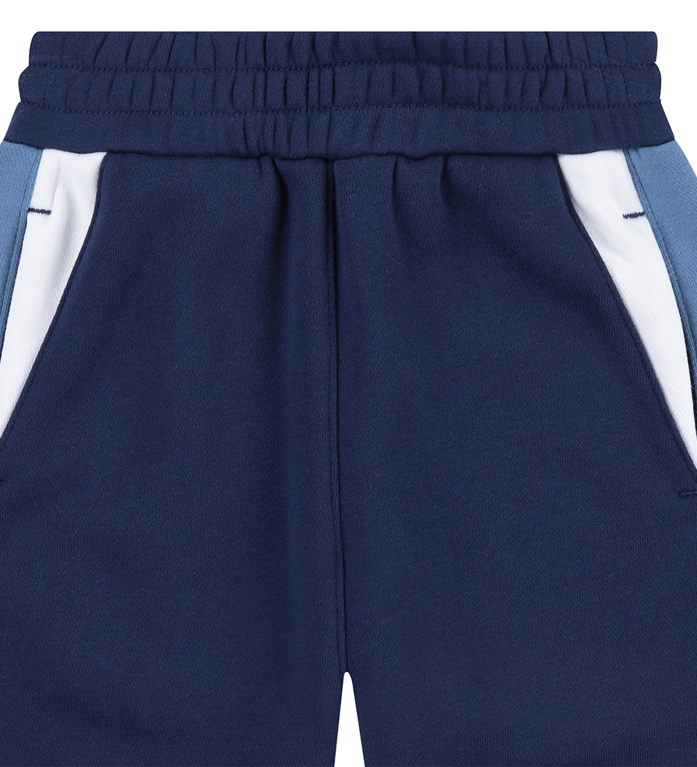 Nike Sweatsæt - Hættetrøje/Sweatpants - Air - Midnight Navy
