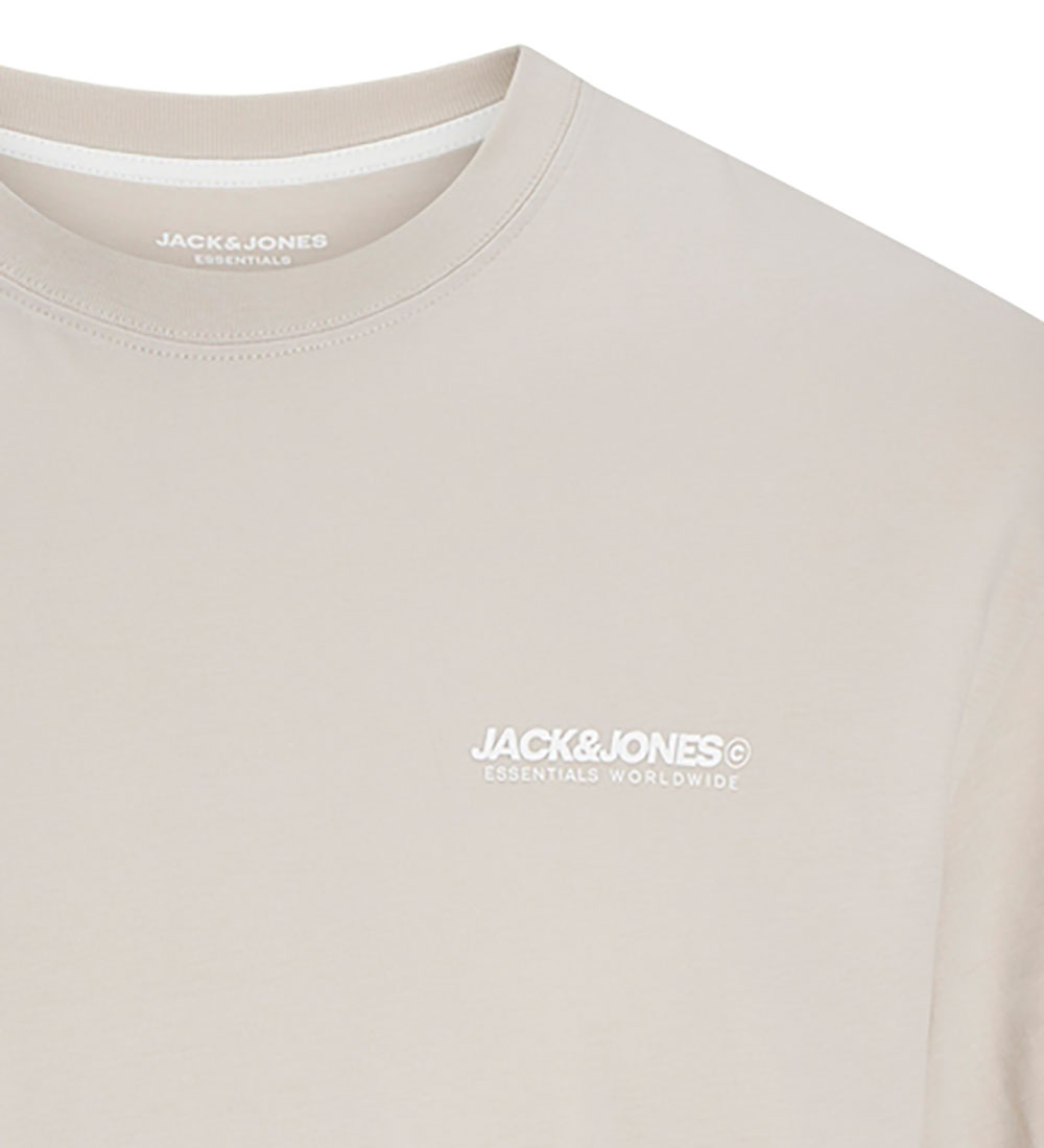 Jack & Jones T-shirt - JjeLegacy - Moonbeam/CLOUD DANCER