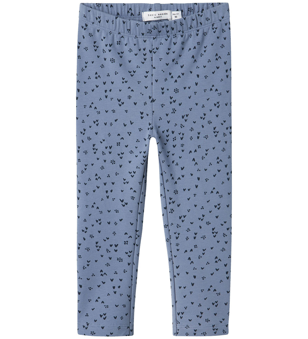 Name It Leggings - NmfDavina - Wild Wind/Hearts