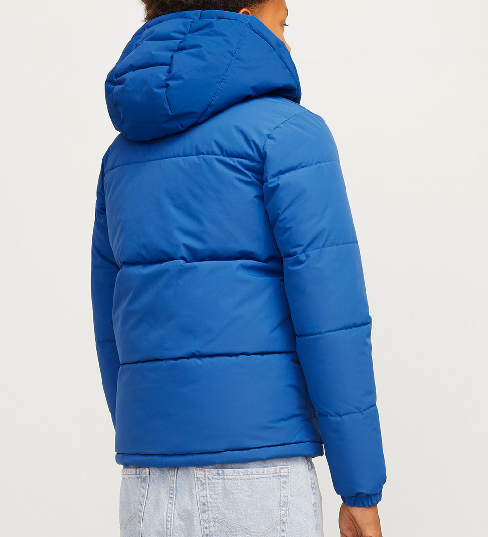 Jack & Jones Dynejakke - JCOSpeed - Nautical Blue/TONAL BLOCKING