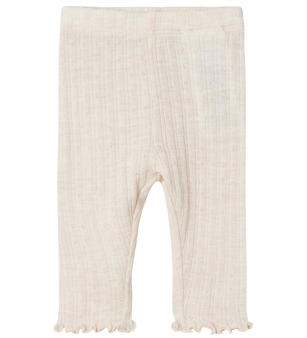Name It Leggings - Uld - Rib - NbfWossa - Lilac Ash