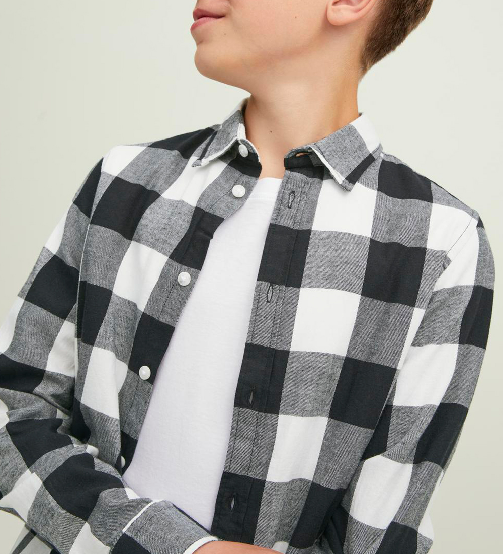 Jack & Jones Skjorte - Noos - JjeGingham - Whisper White/Checks