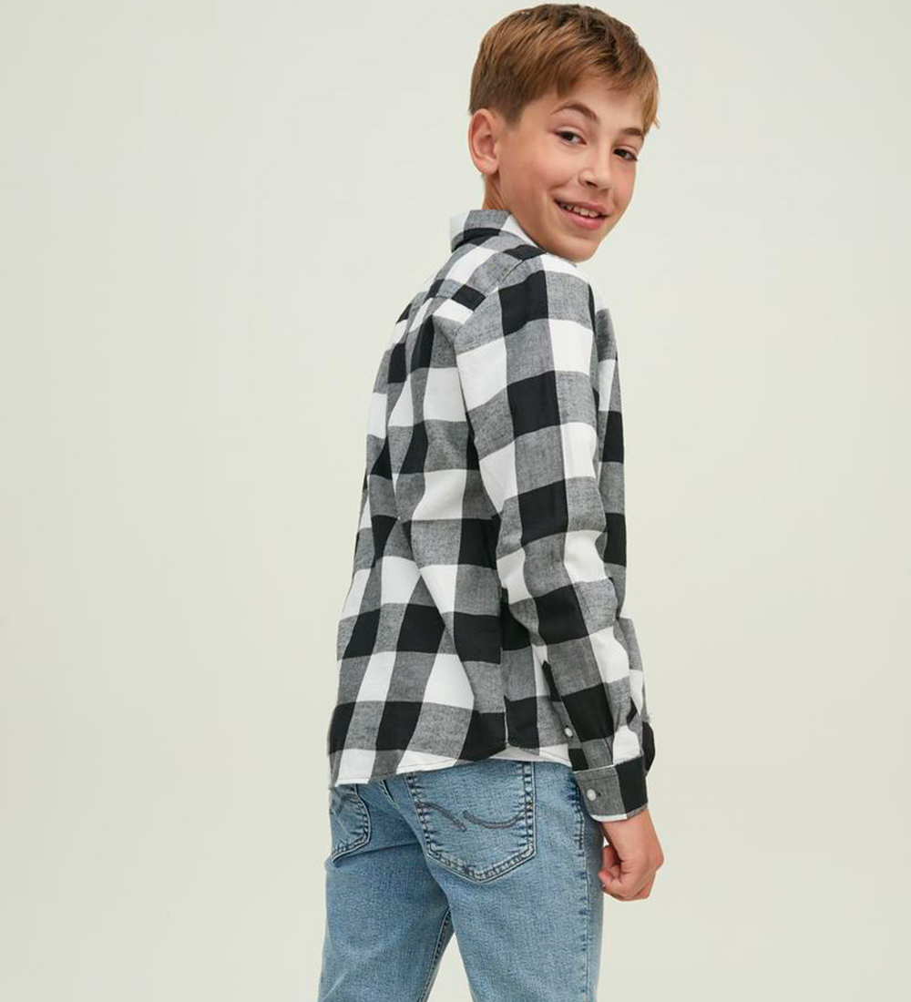 Jack & Jones Skjorte - Noos - JjeGingham - Whisper White/Checks