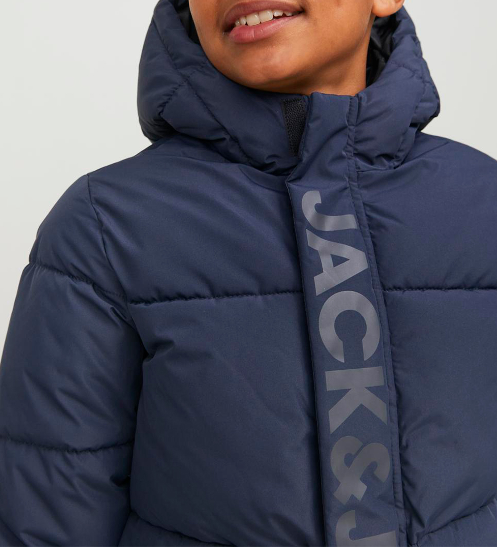 Jack & Jones Dynejakke - JCOSpeed - Navy Blazer/Tone In Tone