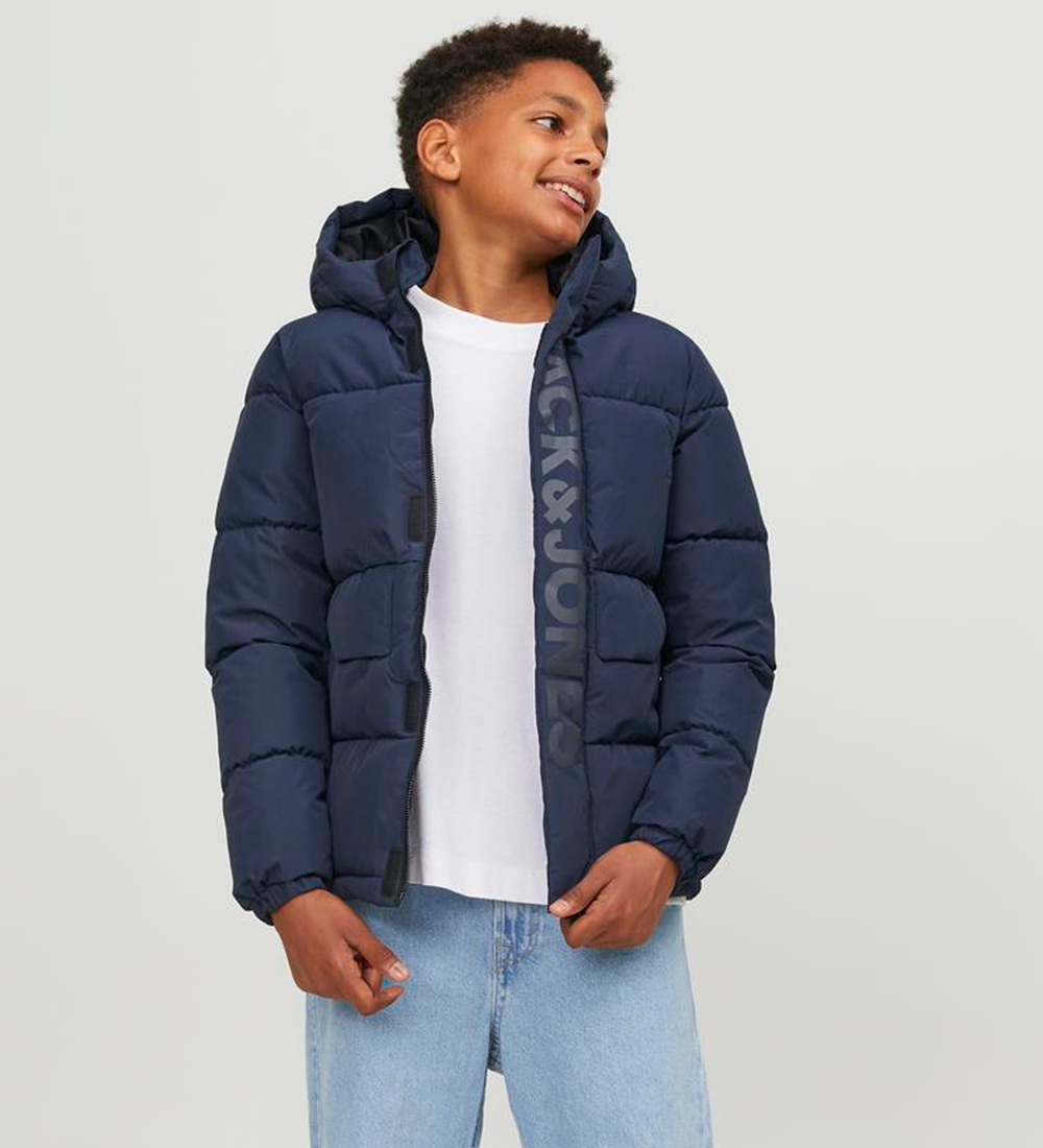 Jack & Jones Dynejakke - JCOSpeed - Navy Blazer/Tone In Tone
