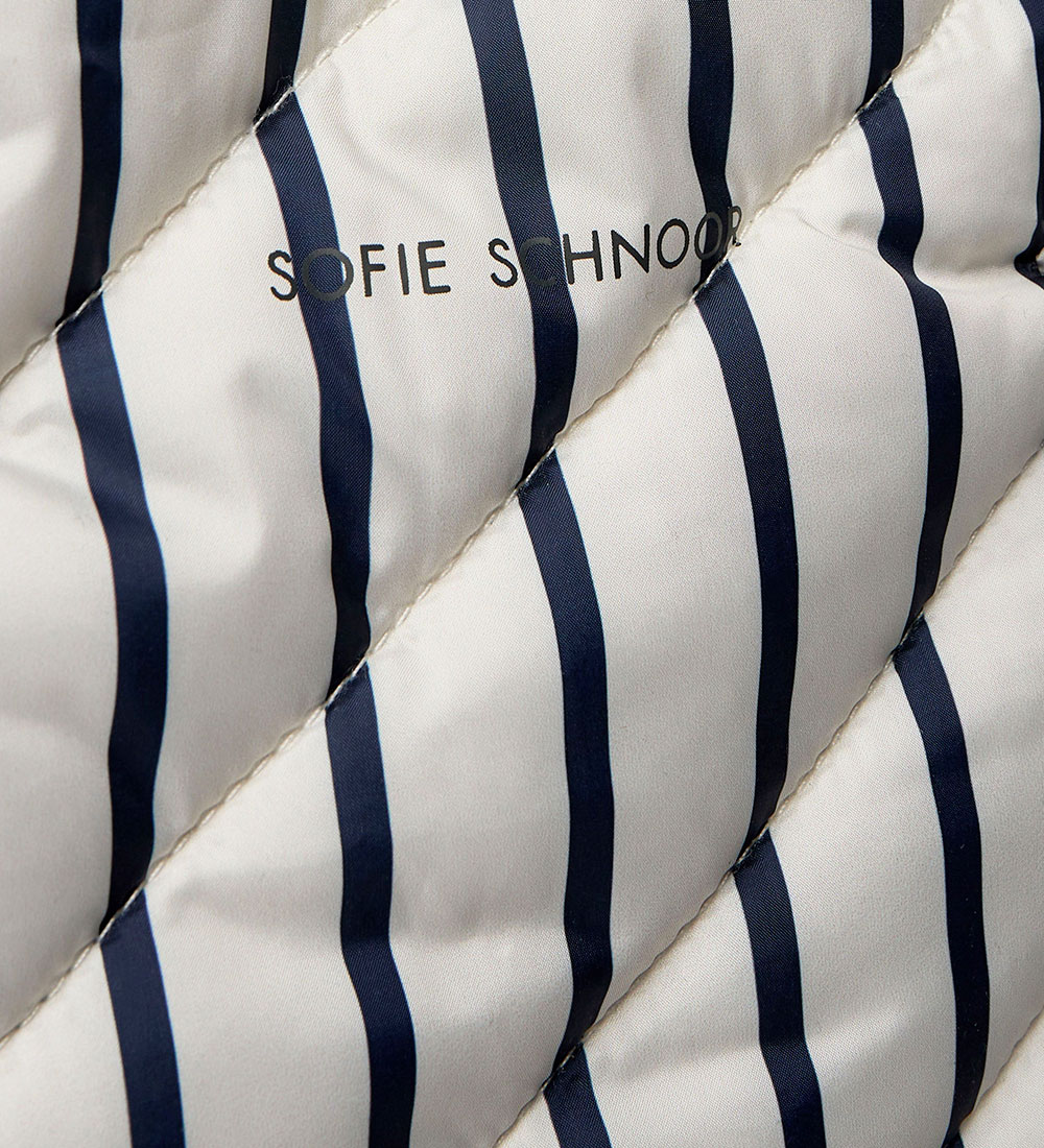 Sofie Schnoor Shopper - Off White/Navy Striped