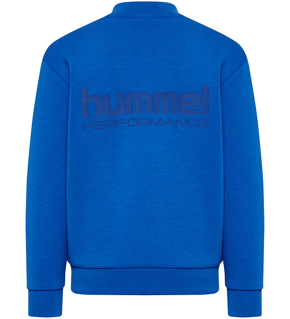 Hummel Sweatshirt - hmlJR Fast Tech Fleece Crew - Olympian Blue