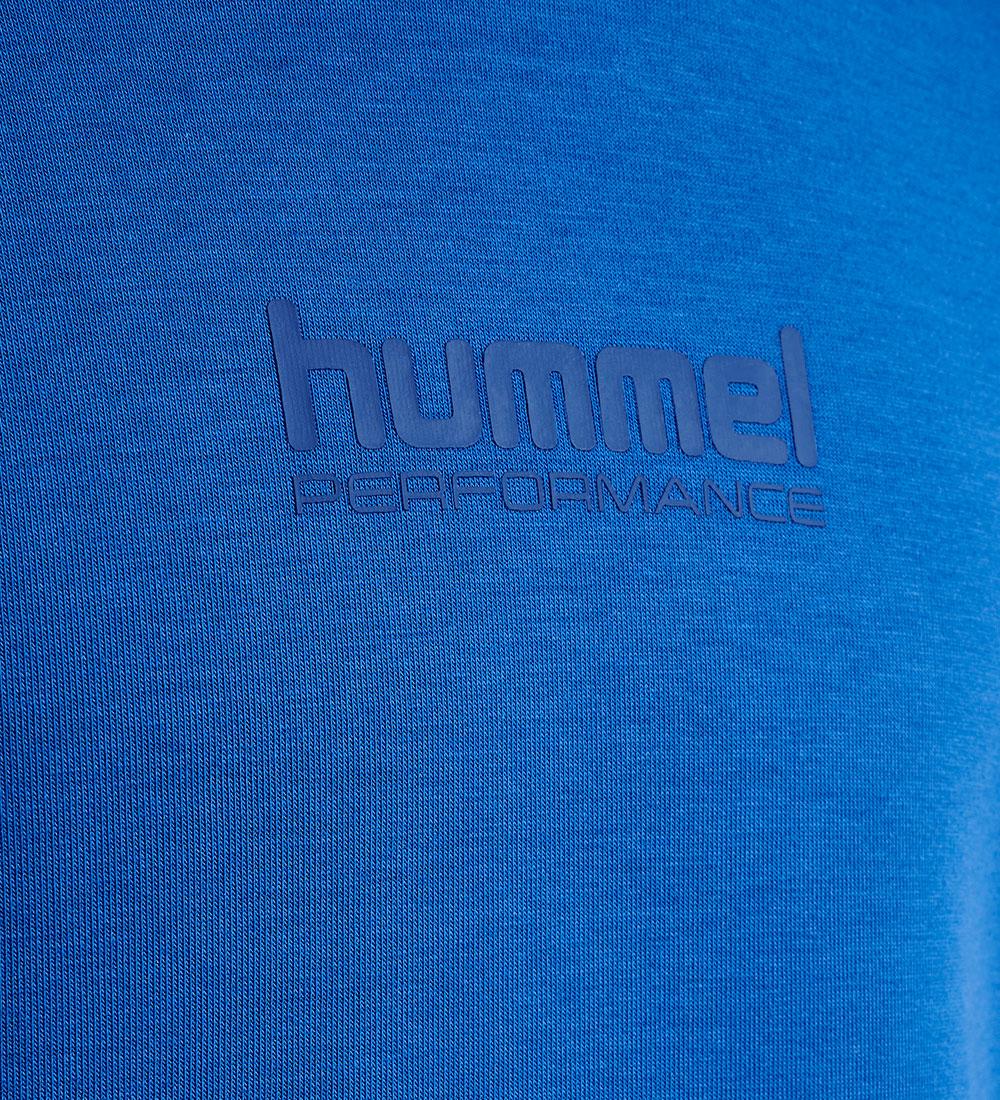 Hummel Sweatshirt - hmlJR Fast Tech Fleece Crew - Olympian Blue
