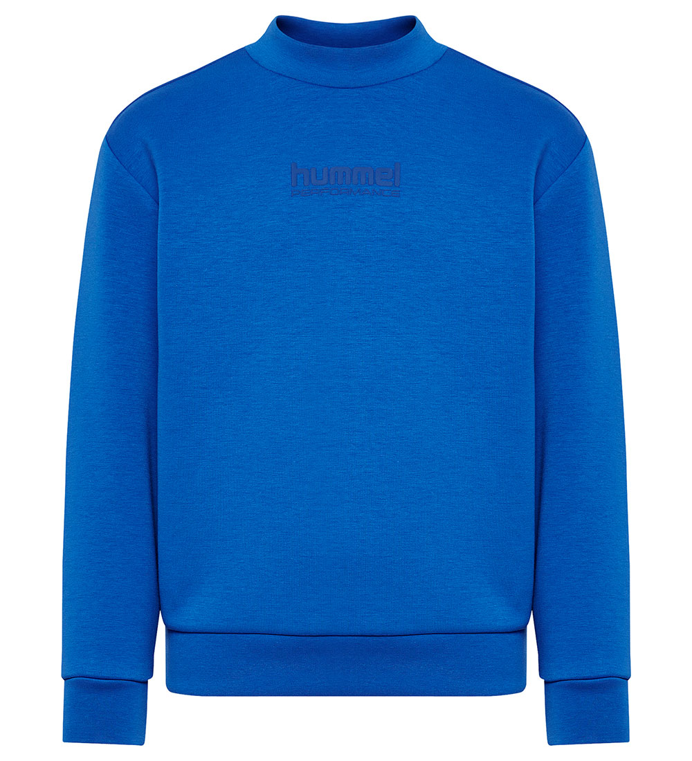 Hummel Sweatshirt - hmlJR Fast Tech Fleece Crew - Olympian Blue