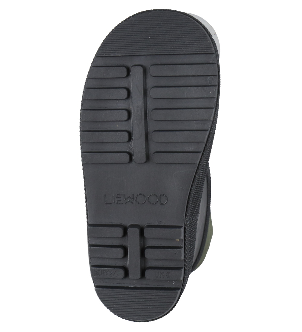 Liewood Gummistøvler m. For - Isaac - Sort/Army Brown
