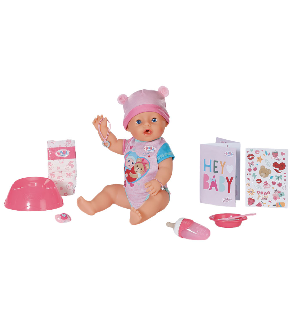 BABY born Dukke - Emma - 43 cm - 10 Funktioner