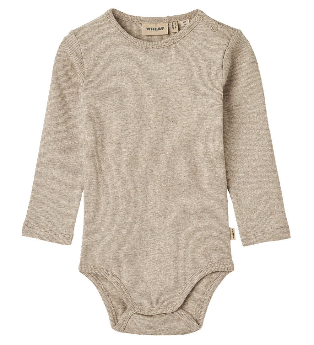 Wheat Body l/æ - Rib - Spencer - Gravel Melange
